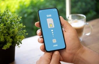 image of phone with esim configurator